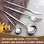 20-Piece Matte Black Stainless Steel Flatware Set - Modern, Rust-Resistant, Ideal For Camping And Everyday Use-1002127376