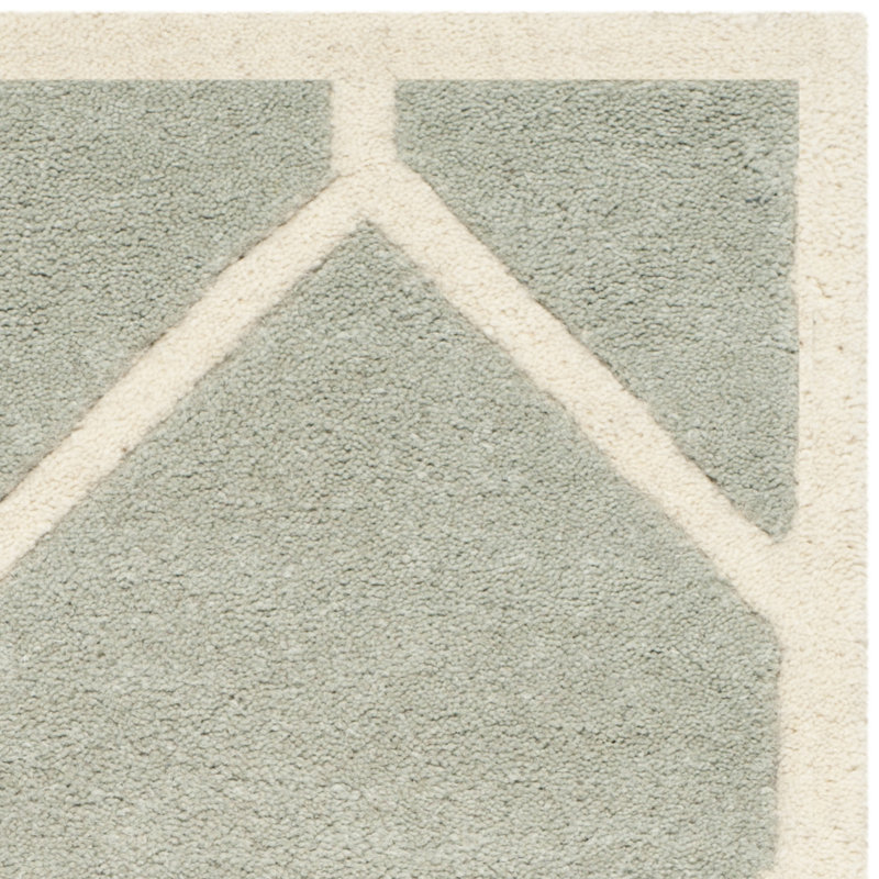 Chatham Hand Tufted Wool Geometric Rug, Runner 2'3" x 7'