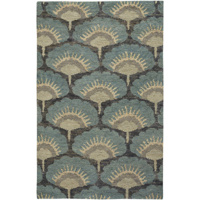 Ashtabula Performance Hand Knotted Jute/Sisal Geometric Rug