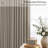 Thick Linen Fabric Memory Trained Pinch Pleated Solid Farmhouse Semi Sheer Curtain 2 Panels-1708167239-1708167244