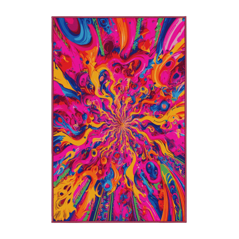 Tapis Fractal Flow, Rectangulaire 2 pi x 3 pi