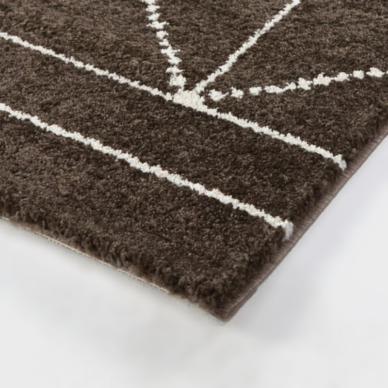 Tapis brun Kaeden, Rectangle 5 pi 3 po x 6 pi 11,9 po