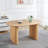 Adjustable Extendable Table Top - Multi-Functional Walnut MDF Surface For Dining Tables, Office Desks & Coffee Tables 230/190/150X90x75cm, 3-Size Conversion-270324263