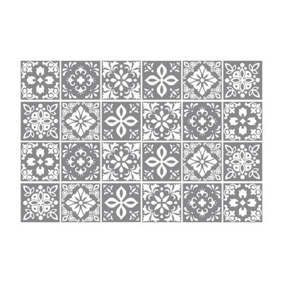 Collinward 15cm W x 15cm L PVC Peel and Stick Mosaic Tile