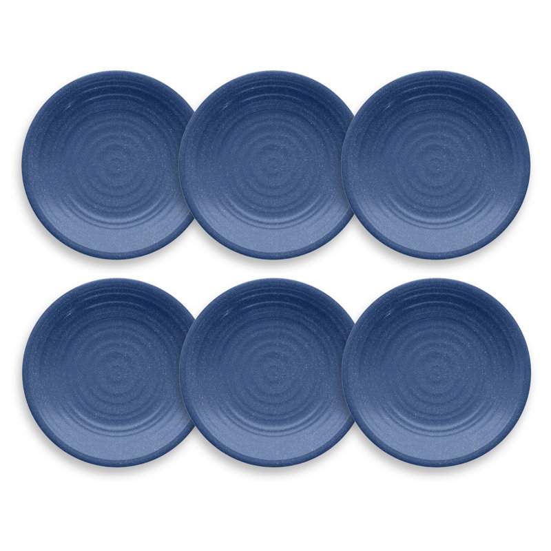 Assiette à salade Denver Planta Artisan - Bleu - 8,5 po, Indigo
