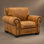 Valencia 100% Top Grain Hand Antiqued Leather Traditional Armchair