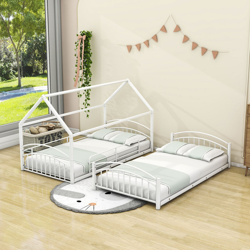 Landisville Kids Twin Over Twin Bunk Bed, White