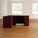 Raker Reversible L-Shape Computer Desk with Drawers