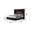 Lit standard tapissier Ashray-1088180218-1088180217