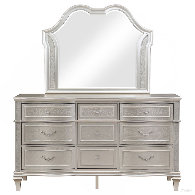 Commode 9 tiroirs avec miroir Colwood