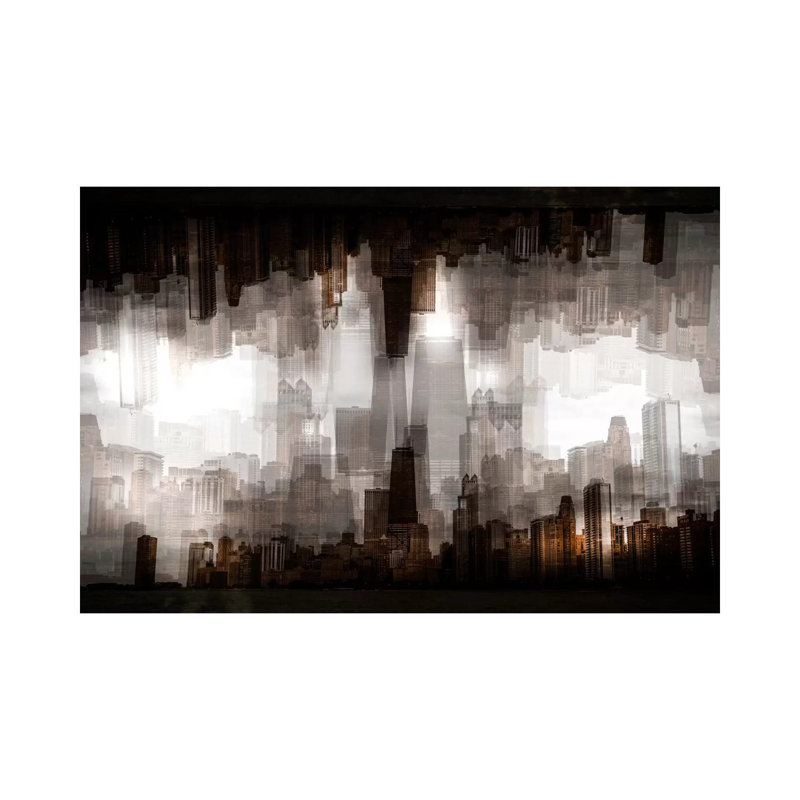 Chicago Skyline by Carmine Chiriaco - Wrapped Canvas Print, 20.32 cm H x 30.48 cm W