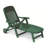 Kali Folding Sun Lounger with Wheels and Reclining Back Rest-10168096