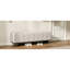 Banc de salle à manger en chenille Oatmeal, capacité de poids de 250 lb, pieds en bois d'hévéa, sièges de 64,79 l, capacité esthétique élégante, contemporain