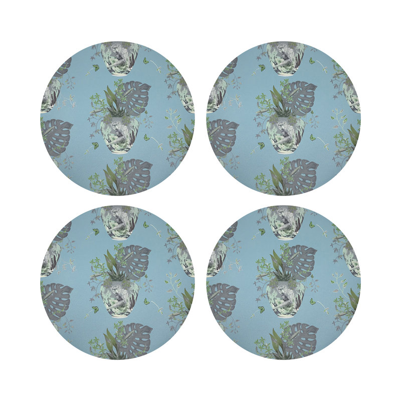 Monkey Small Jungle Pebble 16" Vinyl Placemat, Bedford