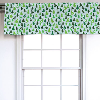 Sateen Ruffled Window Valance