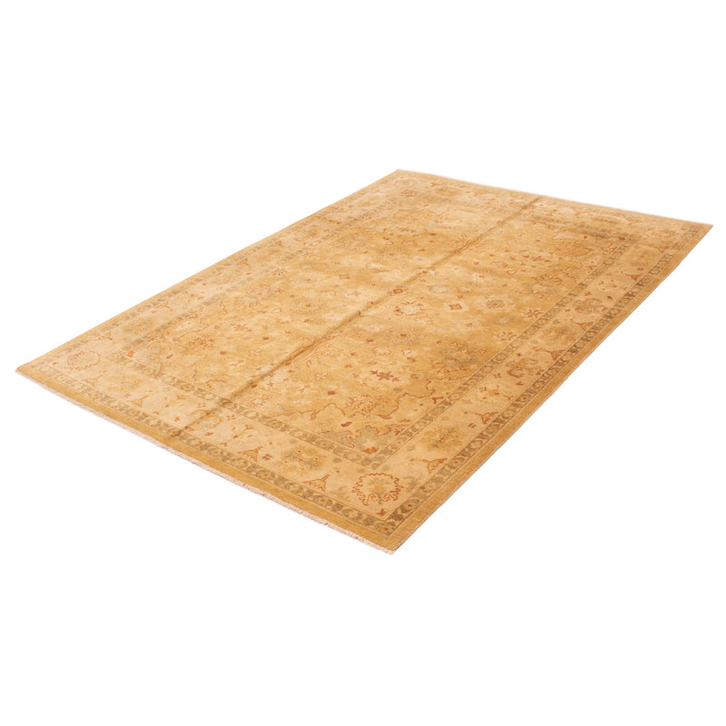 Tapis unique en laine noué à la main 8 pi x 11 pi 4 po nouvel âge Seraphine