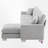 3 - Piece Upholstered L-Shaped Sectional Couch-959703761
