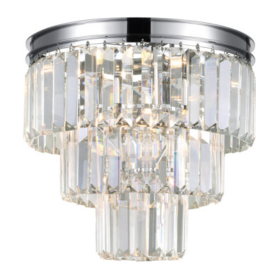 Persephone Crystal Flush Mount