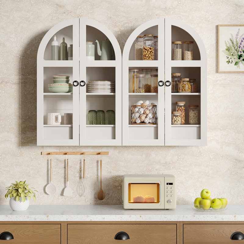 Arched Bathroom Storage Cabinet