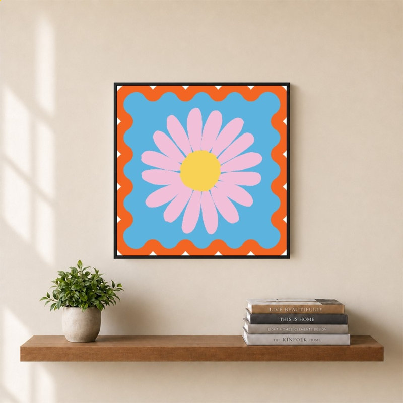 «Happy Flower» par Emily Navas - Impression sur toile