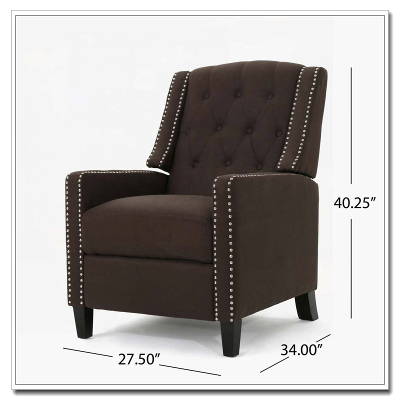 Fauteuil inclinable manuel, Café