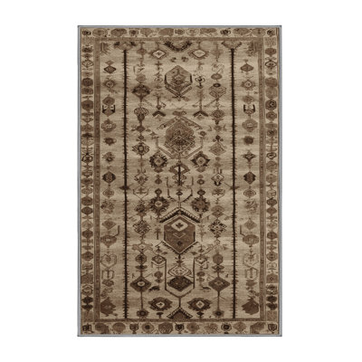 Machine Washable Persian Gray Area Rug