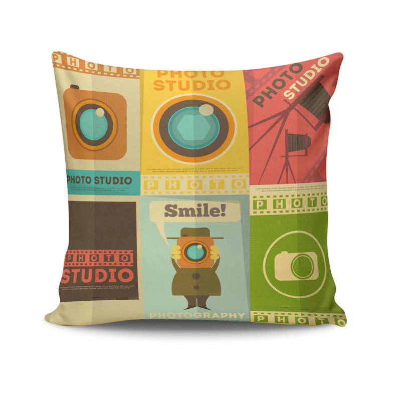 Housse de coussin en polyester Emroy