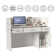 47.2'' W Rectangular Wood Reception Desk With Drawers And Cabinet