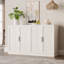 Buffet à portes en bois avec tablettes réglables-1717044340-1713988981
