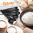 NutriChef 5 -Piece Plastic Measuring Spoon