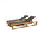 Chaise longue d'extérieur