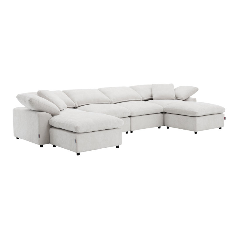 Blaese 6-piece U-shape Modular Sectional Sofa