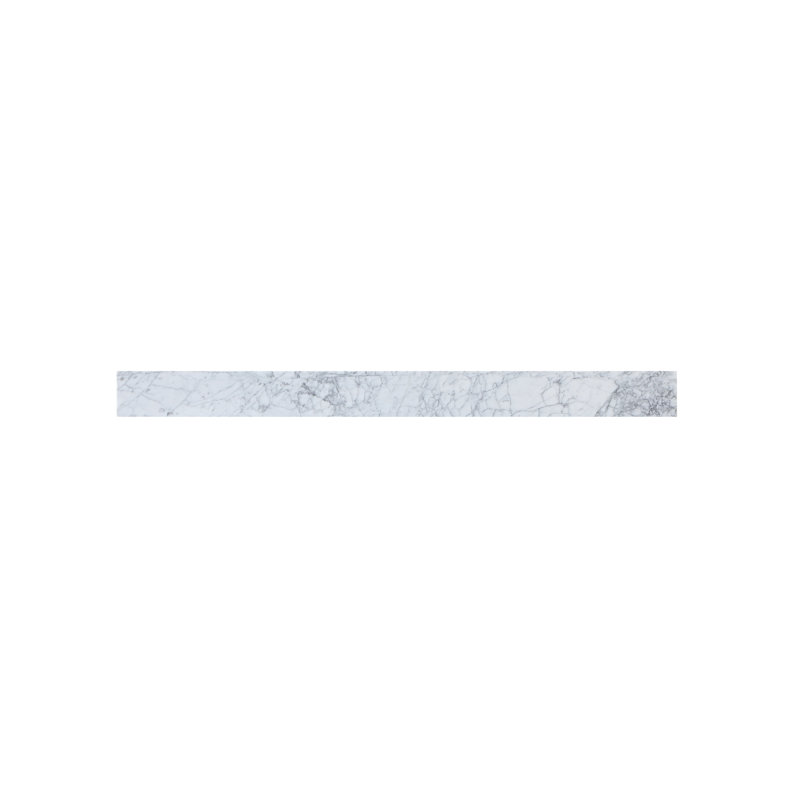 Crestover 48 Inch Backsplash In Carrara White