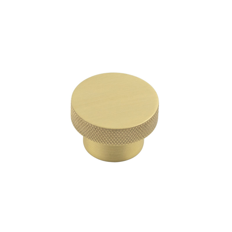 Hoxton 40mm Diameter Round Knob, Satin Brass