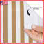 Beige Vertical Stripes Shower Curtains Extra Long-1675062821