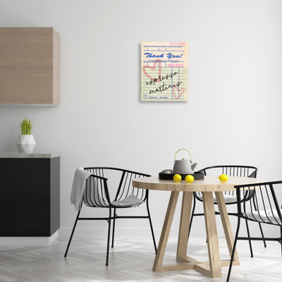 Espresso Martinis Guest Check Canvas, design by Lil' Rue