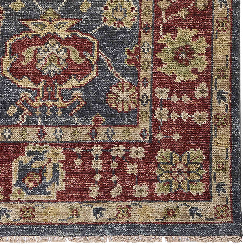 Sonai Performance Hand Knotted Wool Oriental Rug, Rectangle 3' x 5'