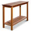 Console Eucalyptus, table de vestibule, table Hoyer avec deux tablettes-791447525