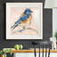 Oiseau Variété III, ensemble de 1 reproductions carrées sur toile-62719058-62719054