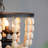 Suspended luminaire with adjustable chain