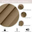 260 GSM Blackout Pencil Pleated Thermal Curtain (Set Of 2)-113294772-113294770