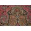 Tapis rose rétro en laine 8x11