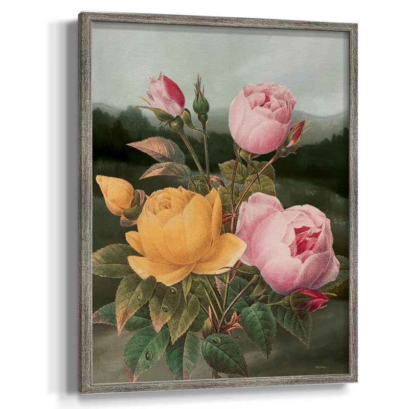 «Botanical Landscape II», reproduction encadrée - bois massif, H 11 po x l 9 po