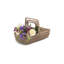 3 Piece Wicker Garden Trug Basket Set