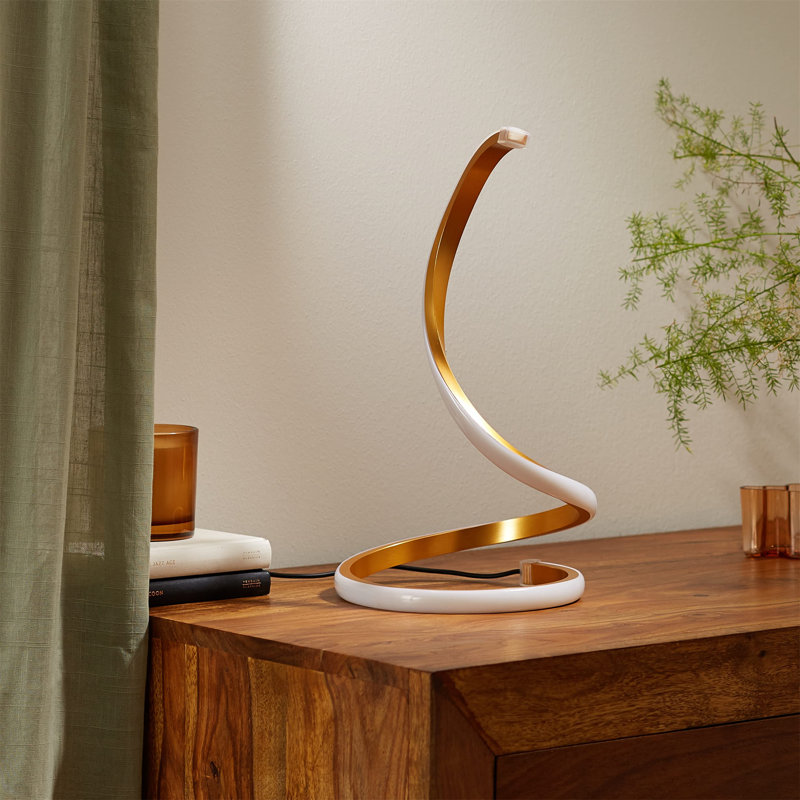 Algin Metal Desk Lamp, Gold