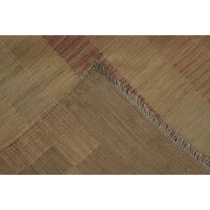Geometric Kilim Vegetable Dye Area Rug 7x9