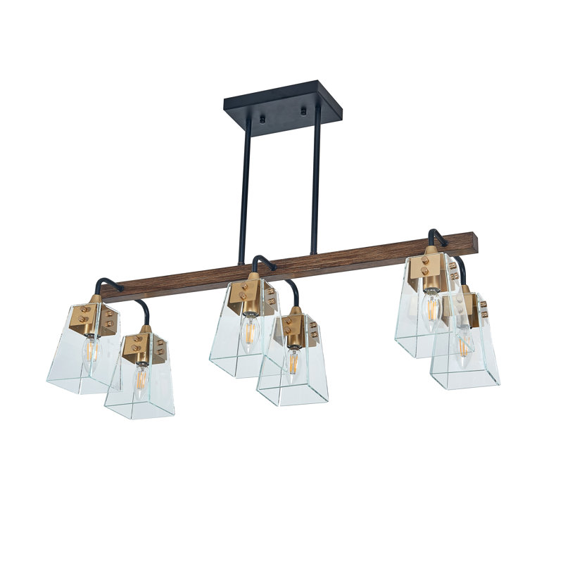 Salihah 6 - Light Kitchen Island Square / Rectangle Chandelier