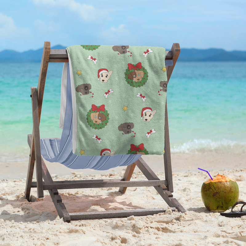 Beach Towel, Mint, Microfiber