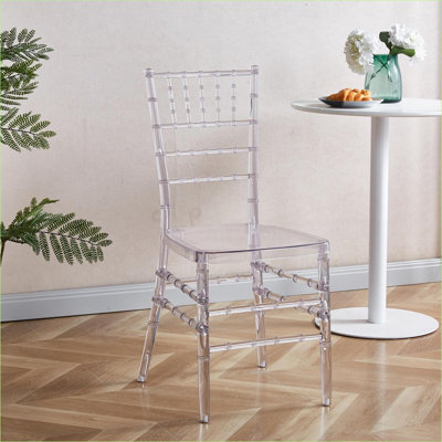 Ensemble de 4 chaises pour adultes, siège en plastique et amp; Chaises d'appoint de mariage, sièges polyvalents pour la maison