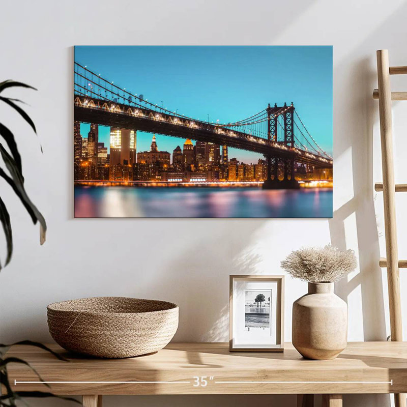Lilie Bright Manhattan Bridge, H 16 po x l 24 po